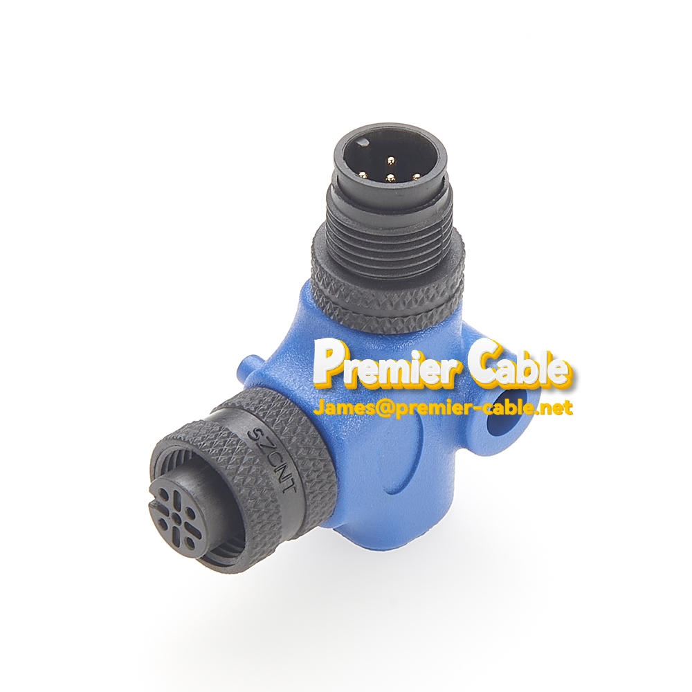 90 degree Elbow Connector L-Type M12 NMEA 2000 